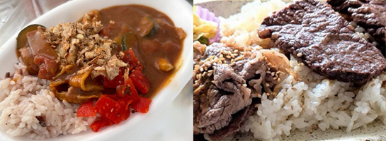 カレーなどのグルメ